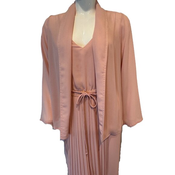 Vintage 70s Gilberts for Tally Maxi Dress & Jacket Set 8 | Boho Chic Ensemble - Picture 4 of 14